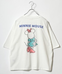 Disney(ディズニー)キャラクタープリント・刺繍ワイドシルエットTシャツ レディース