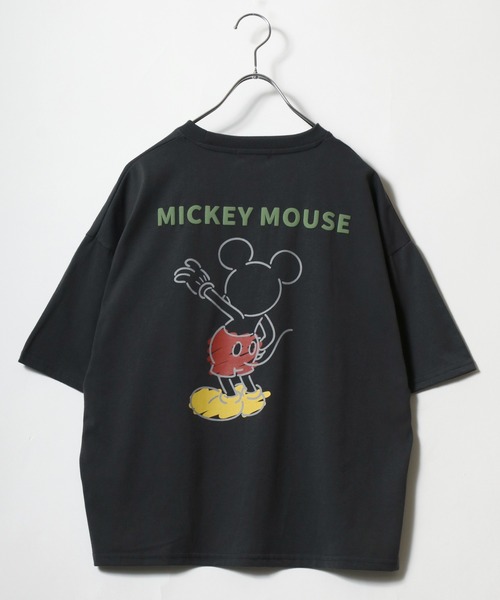 セール】Disney（ディズニー）キャラクタープリント・刺繍ワイド