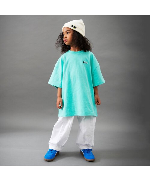 BREEZE（ブリーズ）の「【B NEW JACK】ワイドタック長パンツ_ジュニア対応（その他パンツ・キッズ・ブルー/オフホワイト/カーキ・90/100/110/120/130/140/150/160）」の16枚目の写真