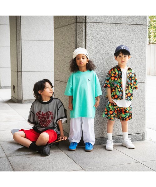 BREEZE（ブリーズ）の「【B NEW JACK】ワイドタック長パンツ_ジュニア対応（その他パンツ・キッズ・ブルー/オフホワイト/カーキ・90/100/110/120/130/140/150/160）」の15枚目の写真