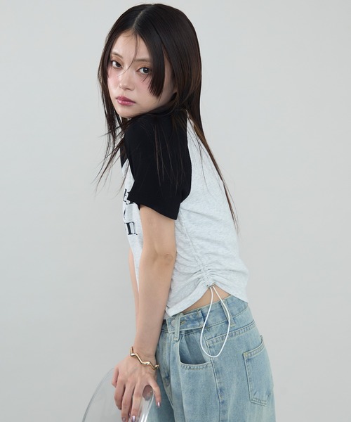 TOMO KOIZUMI 2021SS ラッフルスリーブ Tシャツ TOMO KOIZUMI 2021SS ラッフルスリーブ Tシャツ
