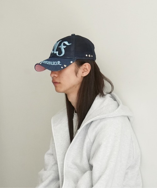 FAKE AS FLOWERS Studed faf mesh cap キャップ FAF（Fake As Flowers）FAF Mesh Cap - 通販 – process