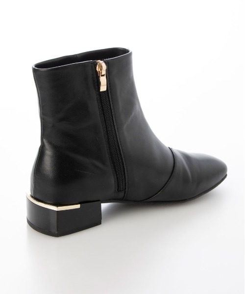 enchanted(エンチャンテッド)の「晴雨兼用アクセントヒールサイドジップショートブーツ(レインシューズ・レディース・グレー/ブラック・22.5/24.5/24/23.5/23)」の19枚目の写真