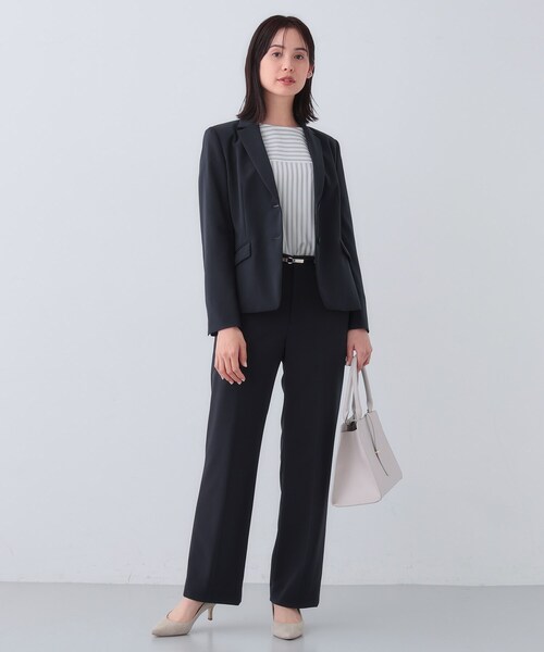 INDIVI スーツ　リクルート　4点セット INDIVI スーツ 春SALE！「日本製／トリアセテート混」スタイル