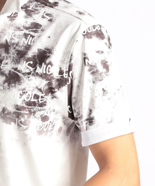 NICOLE CLUB FOR MEN(ニコルクラブフォーメン)の「【25モデルEC限定再販売】ムラ柄スキッパーポロシャツ(ポロシャツ・メンズ・ブラック/グリーン/ピンク/オフホワイト・LARGE/X-LARGE/MEDIUM/XX-LARGE)」の18枚目の写真