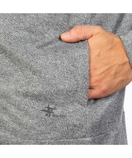 Foxfire（フォックスファイヤー）の「ＳＣウィンドパスフルＺＩＰ（Tシャツ/カットソー・メンズ・ライトグレー/チャコール・XL/S/M/L）」の7枚目の写真