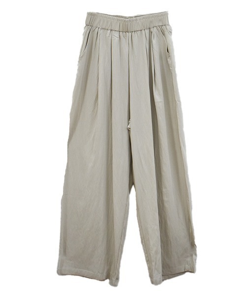 Reurie'(レウリィ)の「ワイドナイロンパンツ/wide nylon pants(aki select) ロング丈 オーバーサイズ リラクシー カジュアル ストリート Y2K きれいめ 韓国(カーゴパンツ・レディース・ブラック/アイボリー・FREE)」の12枚目の写真