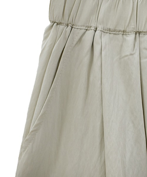 Reurie'(レウリィ)の「ワイドナイロンパンツ/wide nylon pants(aki select) ロング丈 オーバーサイズ リラクシー カジュアル ストリート Y2K きれいめ 韓国(カーゴパンツ・レディース・ブラック/アイボリー・FREE)」の14枚目の写真