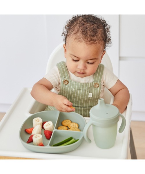 b.box（ビーボックス）の「b.box/ Silicone Plate+Lid シリコンプレート＋リッド（蓋・吸盤付き食器）（マグ/哺乳瓶/お食事グッズ・キッズ・ベージュ/グレイッシュブルー/セージグリーン/ベビーピンク・ONESIZE）」の17枚目の写真