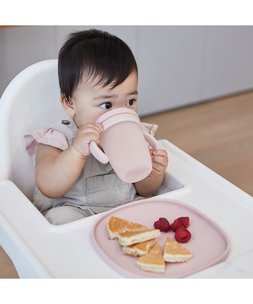 b.box（ビーボックス）の「b.box/ Silicone Plate+Lid シリコンプレート＋リッド（蓋・吸盤付き食器）（マグ/哺乳瓶/お食事グッズ・キッズ・ベージュ/グレイッシュブルー/セージグリーン/ベビーピンク・ONESIZE）」の9枚目の写真