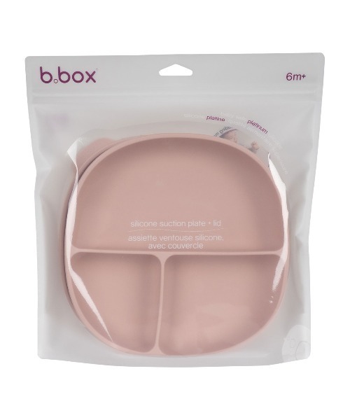 b.box（ビーボックス）の「b.box/ Silicone Plate+Lid シリコンプレート＋リッド（蓋・吸盤付き食器）（マグ/哺乳瓶/お食事グッズ・キッズ・ベージュ/グレイッシュブルー/セージグリーン/ベビーピンク・ONESIZE）」の6枚目の写真