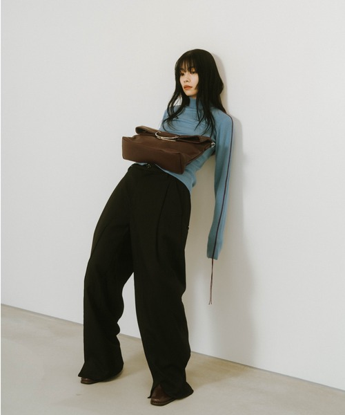 Knuth Marf（クヌースマーフ）の「3way metal shoulder bag（ショルダーバッグ・レディース・グリーン/バーガンディー/ブラック・ONE SIZE）」の17枚目の写真