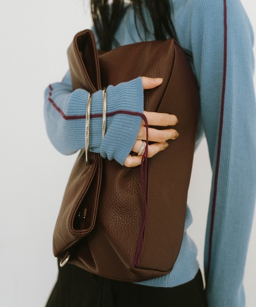 Knuth Marf（クヌースマーフ）の「3way metal shoulder bag（ショルダーバッグ・レディース・グリーン/バーガンディー/ブラック・ONE SIZE）」の19枚目の写真