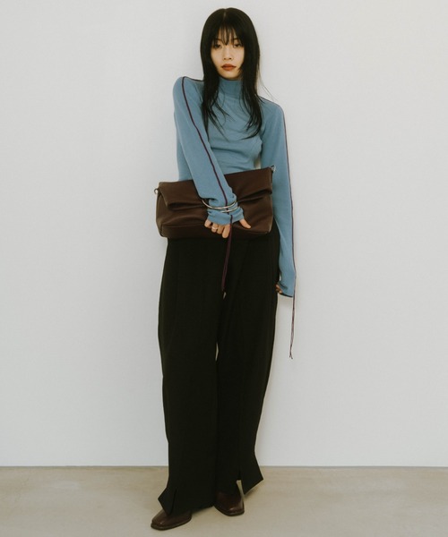 Knuth Marf（クヌースマーフ）の「3way metal shoulder bag（ショルダーバッグ・レディース・グリーン/バーガンディー/ブラック・ONE SIZE）」の16枚目の写真