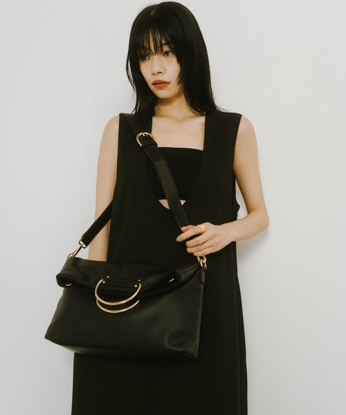 Knuth Marf（クヌースマーフ）の「3way metal shoulder bag（ショルダーバッグ・レディース・グリーン/バーガンディー/ブラック・ONE SIZE）」の20枚目の写真