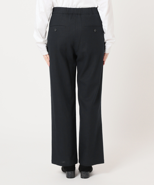 JOURNALSTANDARDrelume リネンレーヨンタックストレートパンツ 追加》リネンレーヨンタックストレートパンツ（スラックス