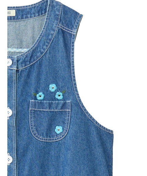 ビンテージ　ピンクハウス　デニム　ワンピース kotohayokozawa×PINK HOUSE DENIM JUMPER SKIRT （ロング