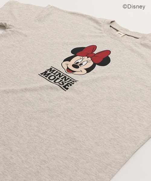 Disney(ディズニー)の「〈ディズニー〉ミニーマウス/半袖Tシャツ(Tシャツ/カットソー・レディース・ブラック/オートミール・S/M/L)」の7枚目の写真
