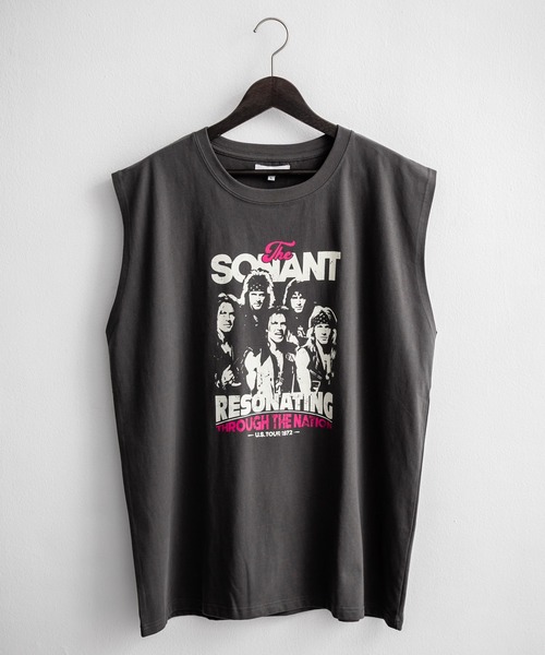 Rocky Monroe（ロッキーモンロー）の「オーバーサイズ ピグメントライクグラフィックプリントノースリーブTシャツ（タンクトップ・メンズ・C/D/E/F/A/B・M/L）」の8枚目の写真