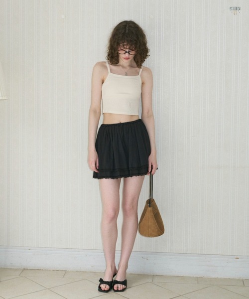 GIUNON（ジウノン）の「2way rib cardigan set / 2wayリブカーディガンセット（カーディガン/ボレロ・レディース・グレー/アイボリー/ブラック/ネイビー・FREE）」の18枚目の写真