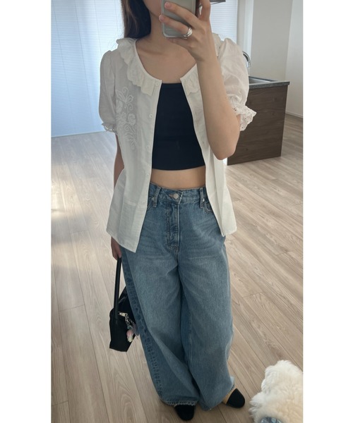 GIUNON（ジウノン）の「2way rib cardigan set / 2wayリブカーディガンセット（カーディガン/ボレロ・レディース・グレー/アイボリー/ブラック/ネイビー・FREE）」の11枚目の写真