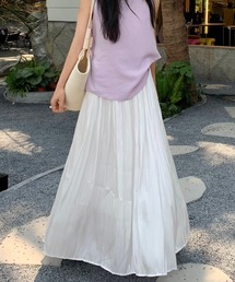 LAFFMO（ラフモ）の「プリーツフレアロングスカート（スカート）」