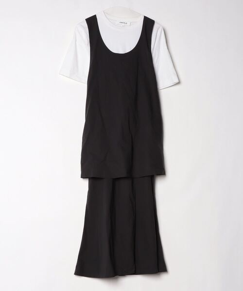 ENFOLDエンフォルドジャンバースカートサロペットドレス