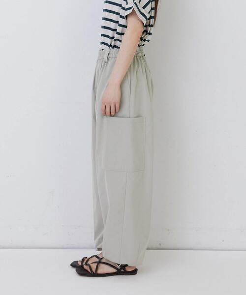 conges payes ADIEU TRISTESSE(コンジェ ペイエ アデュートリステス)の「【1月ベストセラーブランド内2位】【1月お気に入り登録ブランド内1位】【FAVE】【接触冷感】イージーカーゴパンツ(その他パンツ・レディース・ライトベージュ/ダークラベンダー/ブラック/モカ・M/L)」の11枚目の写真