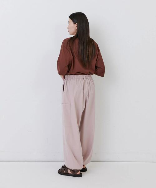 conges payes ADIEU TRISTESSE(コンジェ ペイエ アデュートリステス)の「【1月ベストセラーブランド内2位】【1月お気に入り登録ブランド内1位】【FAVE】【接触冷感】イージーカーゴパンツ(その他パンツ・レディース・ライトベージュ/ダークラベンダー/ブラック/モカ・M/L)」の15枚目の写真