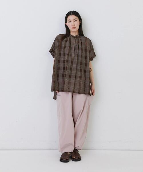 conges payes ADIEU TRISTESSE(コンジェ ペイエ アデュートリステス)の「【1月ベストセラーブランド内2位】【1月お気に入り登録ブランド内1位】【FAVE】【接触冷感】イージーカーゴパンツ(その他パンツ・レディース・ライトベージュ/ダークラベンダー/ブラック/モカ・M/L)」の16枚目の写真