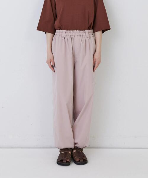 conges payes ADIEU TRISTESSE(コンジェ ペイエ アデュートリステス)の「【1月ベストセラーブランド内2位】【1月お気に入り登録ブランド内1位】【FAVE】【接触冷感】イージーカーゴパンツ(その他パンツ・レディース・ライトベージュ/ダークラベンダー/ブラック/モカ・M/L)」の18枚目の写真