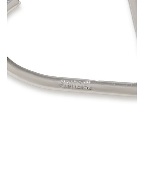 SNIDEL（スナイデル）の「ハートフープピアス（ピアス（両耳用）・レディース・シルバー/ゴールド・FREE）」の5枚目の写真