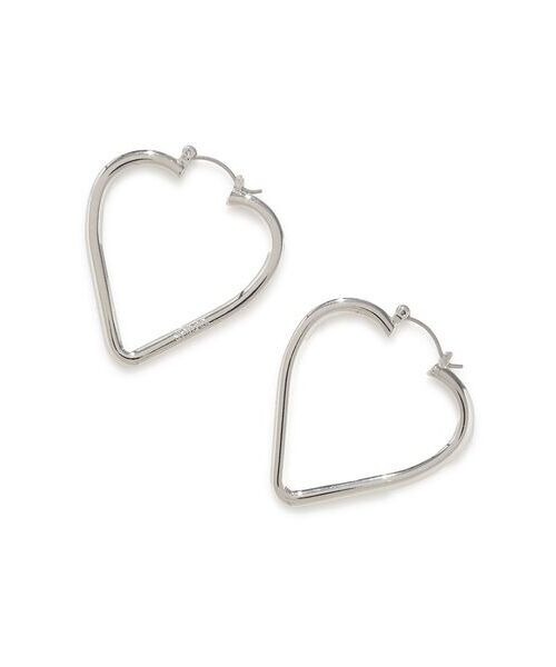 SNIDEL（スナイデル）の「ハートフープピアス（ピアス（両耳用）・レディース・シルバー/ゴールド・FREE）」の6枚目の写真