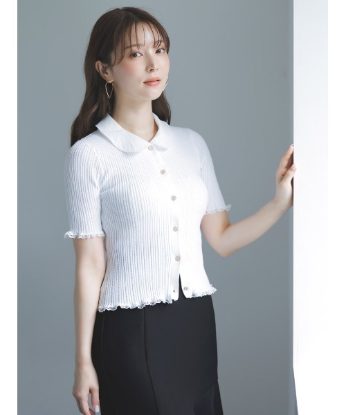 SNIDEL（スナイデル）の「ハートフープピアス（ピアス（両耳用）・レディース・シルバー/ゴールド・FREE）」の9枚目の写真