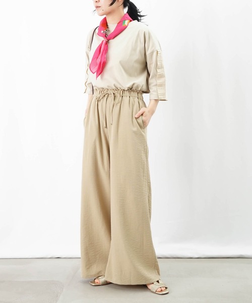 新品タグ付き★mallaマーラ（LUCAルカ購入）★薄手パンツ★38（M ） セール】LC/LLL イージーパンツ（その他パンツ）｜LUCA/LADY