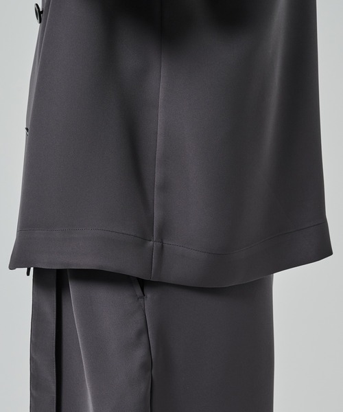 CULLNI（クルニ）の「別注 SHORT SLEEVE TAILORED JACKET（テーラードジャケット・メンズ・ブラック/ダークグレー・1/2）」の6枚目の写真