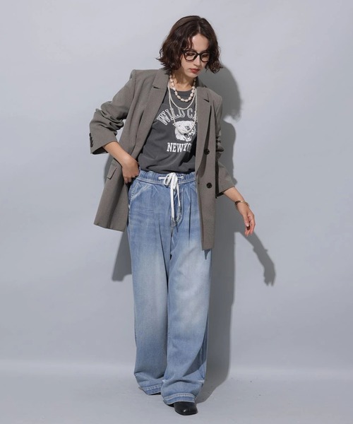 テンセル混ドロストデニムパンツ（その他パンツ）｜Arpege story