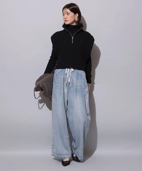 テンセル混ドロストデニムパンツ（その他パンツ）｜Arpege story