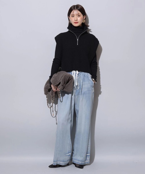 テンセル混ドロストデニムパンツ（その他パンツ）｜Arpege story