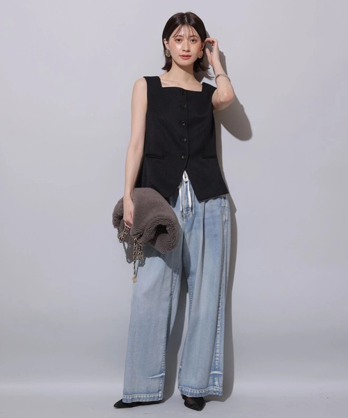 テンセル混ドロストデニムパンツ（その他パンツ）｜Arpege story