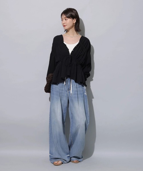 テンセル混ドロストデニムパンツ（その他パンツ）｜Arpege story