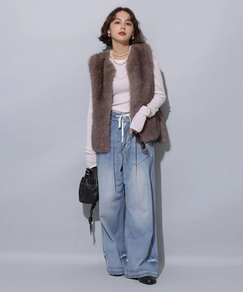 テンセル混ドロストデニムパンツ（その他パンツ）｜Arpege story