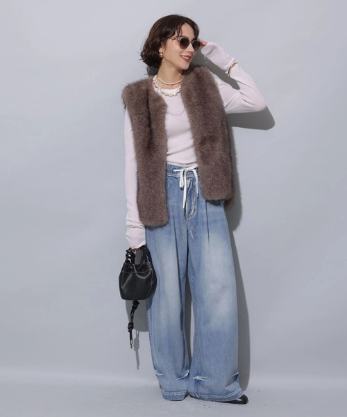 テンセル混ドロストデニムパンツ（その他パンツ）｜Arpege story