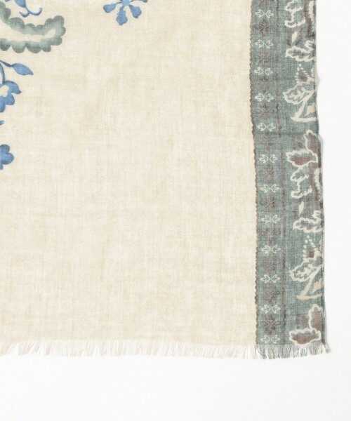 BRILLA per il gusto（ブリッラペルイルグースト）の「GIERRE / ウール ペイズリー柄 プリント ストール（マフラー・メンズ・ナチュラル・ONE SIZE）」の3枚目の写真