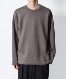 WOxPE ダブルフェイスニット クルーネックプルオーバー / WOxPE DOUBLE FACE KNIT CREW NECK PULLOVER