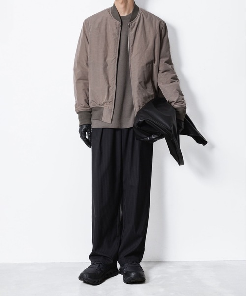 ATTACHMENT(アタッチメント)の「WOxPE ダブルフェイスニット クルーネックプルオーバー / WOxPE DOUBLE FACE KNIT CREW NECK PULLOVER(ニット/セーター・メンズ・ブラック/カーキ/オフホワイト/グレー系・1/2/3/4)」の19枚目の写真