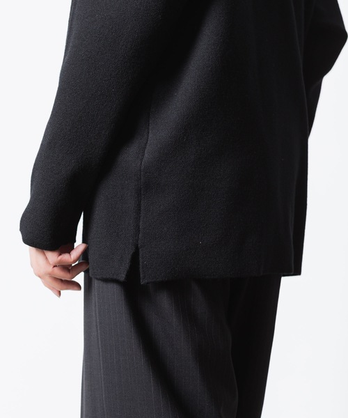 WOxPE ダブルフェイスニット クルーネックプルオーバー / WOxPE DOUBLE