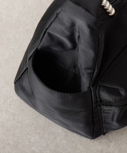 COLLAGE GALLARDAGALANTE（コラージュガリャルダガランテ）の「ダブルポケットビジューバッグ（ショルダーバッグ・レディース・ブラック/ベージュ・FREE）」の16枚目の写真