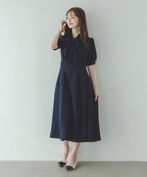 RIBBON ROSETTE HALF ドレス（ワンピース）｜TOCCA（トッカ）の