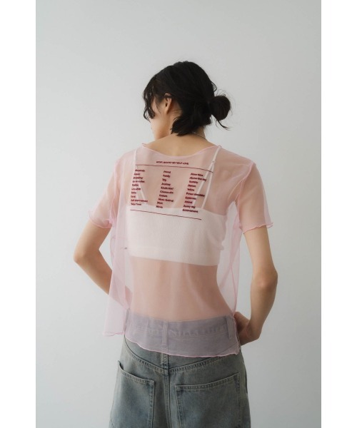 Knuth MarfクロップドTシャツ ベージュ 半袖 TOPS | tagged 